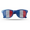 Lunettes de supporter avec drapeau
