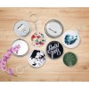 Badge taille moyenne 6 cm