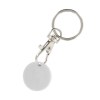 PORTE-CLE MOUSQUETON METAL AVEC JETON CADDIE