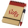 Bloc-notes recyclé format A7 avec stylo Zuse