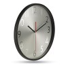 RONDO - Horloge murale fond argent
