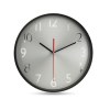 RONDO - Horloge murale fond argent