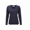 Pull col v femme