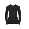 Pull col v femme