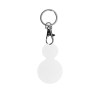 PORTE-CLE MOUSQUETON AVEC JETON PERSONNALISABLE