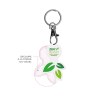 PORTE-CLE MOUSQUETON AVEC JETON PERSONNALISABLE