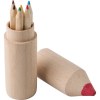Tube en bois de 6 crayons Francis