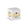 Bloc cube papier blanc 9x9x9cm
