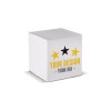 Cube papier blanc avec 10x10x10cm