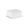 Cube papier blanc 10x10x5cm