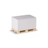 Cube papier sur palette 12x8x6cm