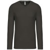 T-shirt col V manches longues