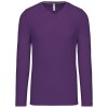 T-shirt col V manches longues