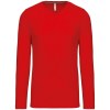 T-shirt col V manches longues