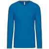 T-shirt col V manches longues