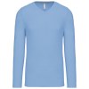 T-shirt col V manches longues