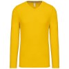T-shirt col V manches longues