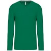T-shirt col V manches longues