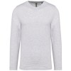 T-shirt col rond manches longues homme