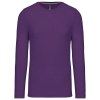 T-shirt col rond manches longues homme