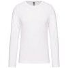 T-shirt col rond manches longues homme