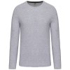 T-shirt col rond manches longues homme