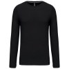 T-shirt col rond manches longues homme