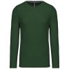 T-shirt col rond manches longues homme