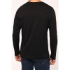 T-shirt col rond manches longues homme