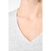 T-shirt col V manches courtes femme