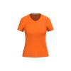 T-shirt col V manches courtes femme
