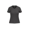 T-shirt col V manches courtes femme