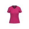 T-shirt col V manches courtes femme