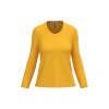 T-shirt col V manches longues femme