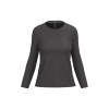 T-shirt col rond manches longues femme