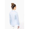 Chemise coton / élasthanne manches longues femme