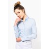 Chemise coton / élasthanne manches longues femme