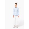Chemise coton / élasthanne manches longues femme