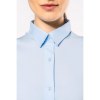Chemise coton / élasthanne manches longues femme