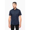 Chemise coton / élasthanne manches courtes