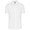 Chemise coton / élasthanne manches courtes
