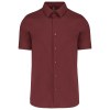 Chemise coton / élasthanne manches courtes