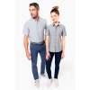 Chemise Oxford manches courtes