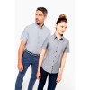 Chemise Oxford manches courtes