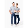 Chemise Oxford manches courtes