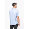 Chemise micro-sergé manches courtes sans repassage