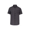 Chemise micro-sergé manches courtes sans repassage