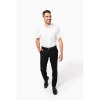 Chemise popeline manches courtes
