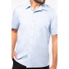 Chemise popeline manches courtes
