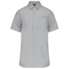 Chemise popeline manches courtes
